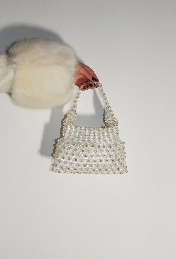 Shrimps Mini Quinn Bag - Cream And Clear
