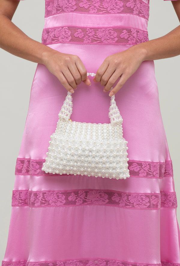 Shrimps Mini Quinn Bag - Cream And Clear