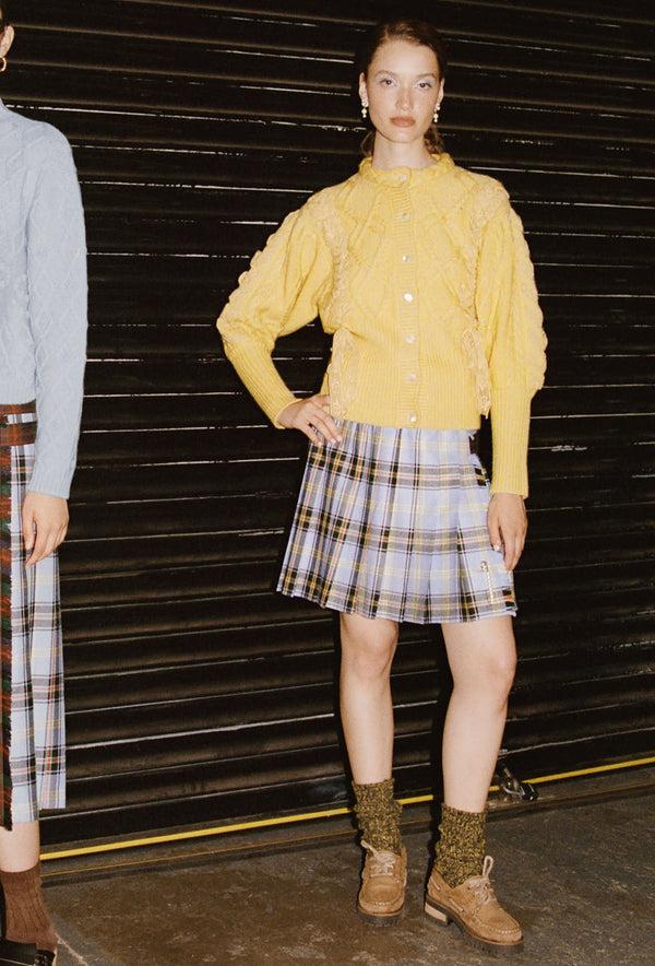 Shrimps Murphy Skirt - Blue Tartan