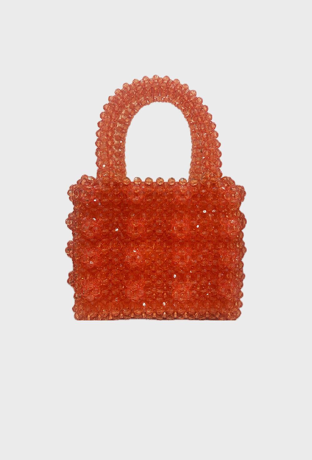 shrimps Rent Midi Antonia Bag - Vermillion Orange