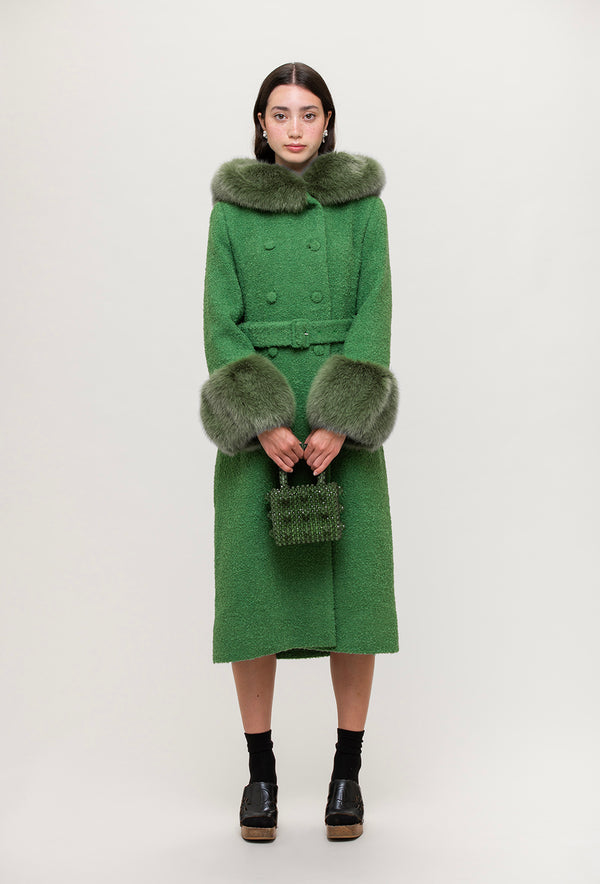 Shrimps Rent Mini Antonia Bag - Ivy Green