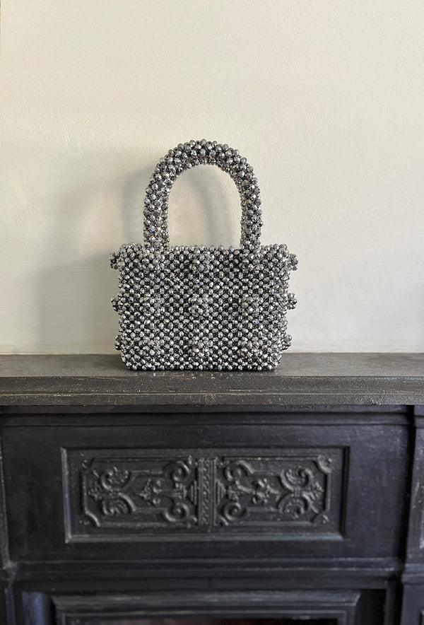 Shrimps Rent Mini Antonia Bag - Silver