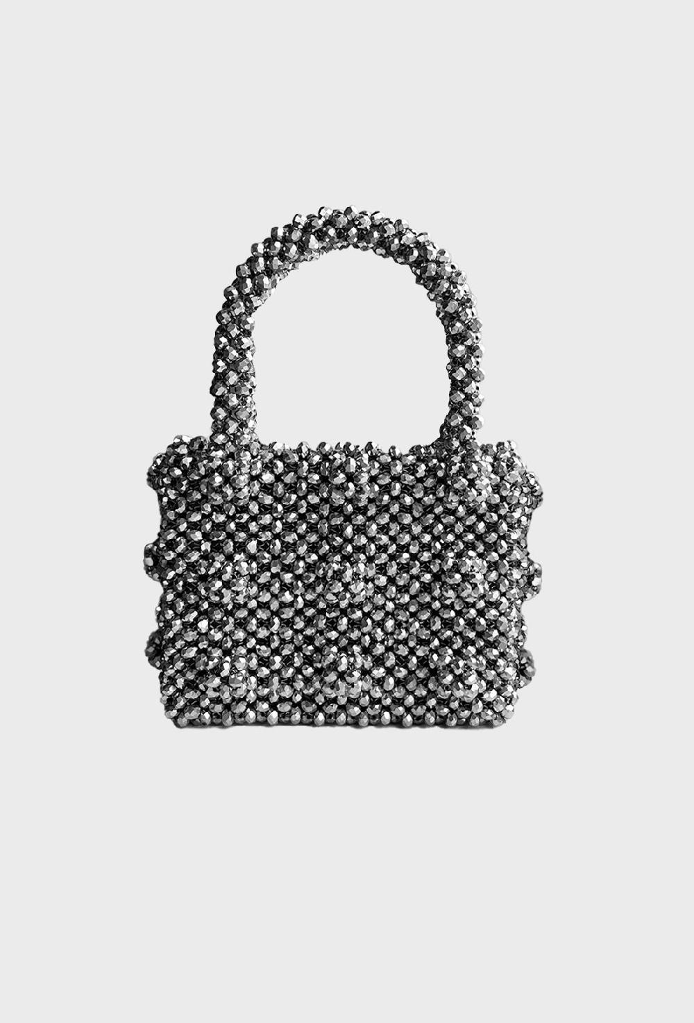shrimps Rent Mini Antonia Bag - Silver