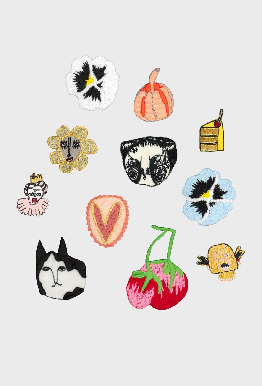 shrimps Set of 5 Archive Mystery Badges - Mini's