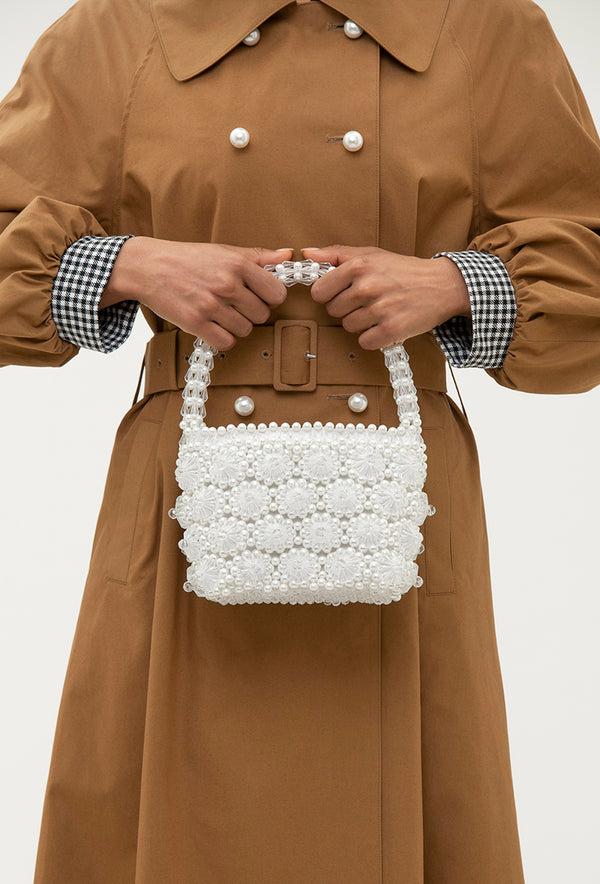 Shrimps Shelly Bag - Cream/Clear