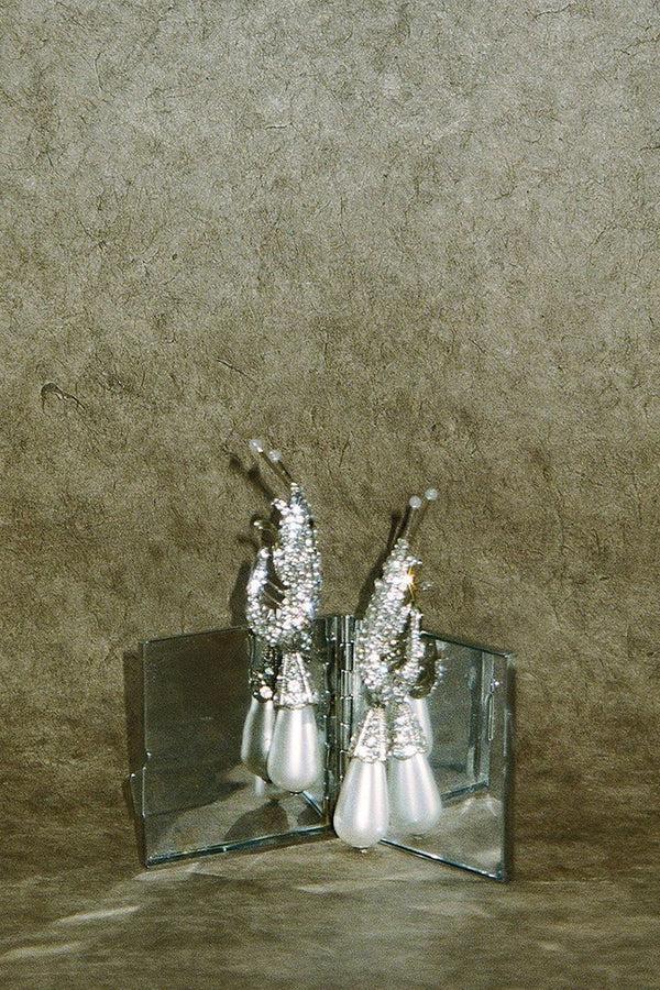 Shrimps Shrimp Earrings - Silver