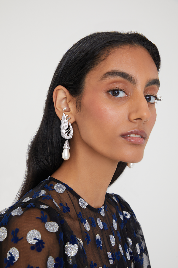 Shrimps Shrimp Earrings - Silver