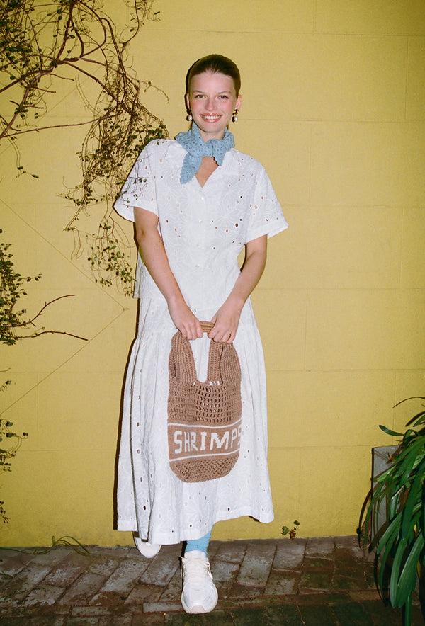 Shrimps Vesper Skirt - Off White