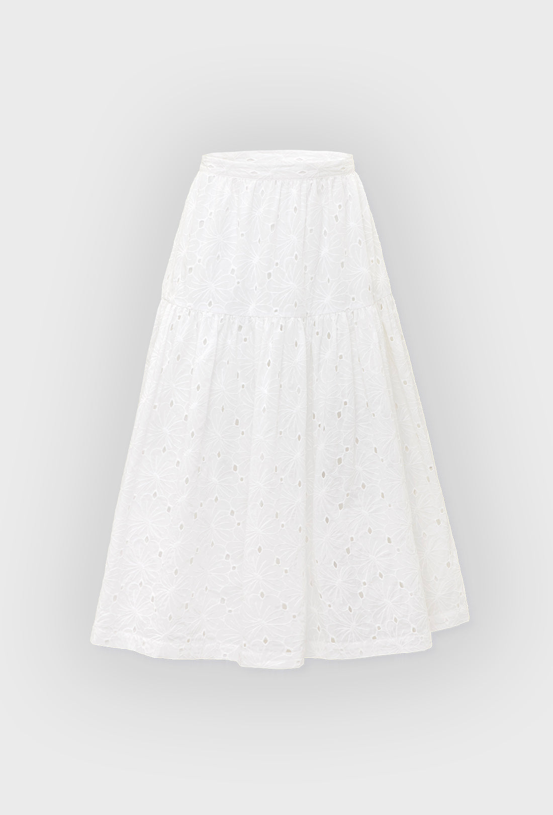 shrimps Vesper Skirt - Off White