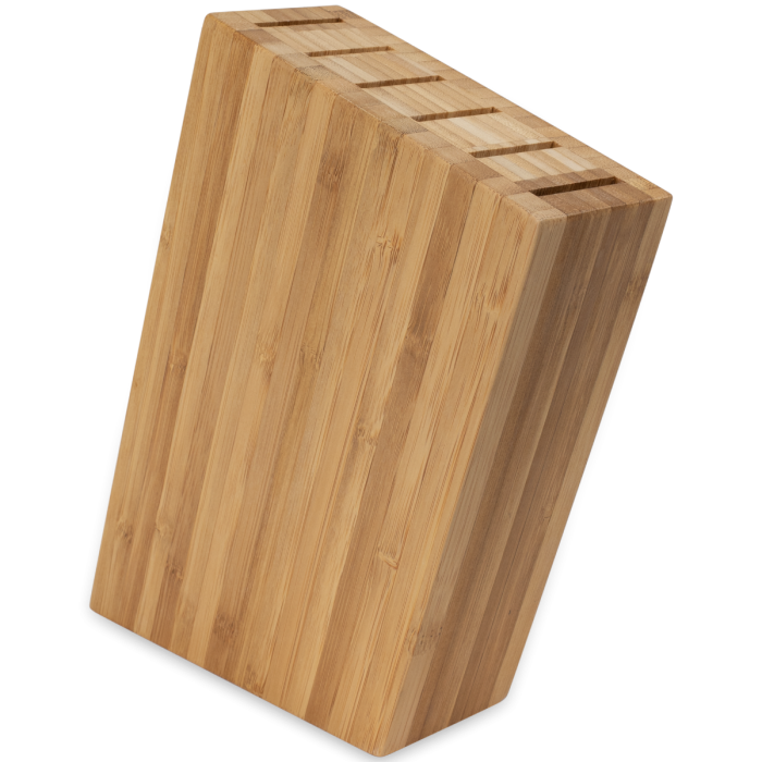 shun 6–Slot Sidecar Steak Knife Block