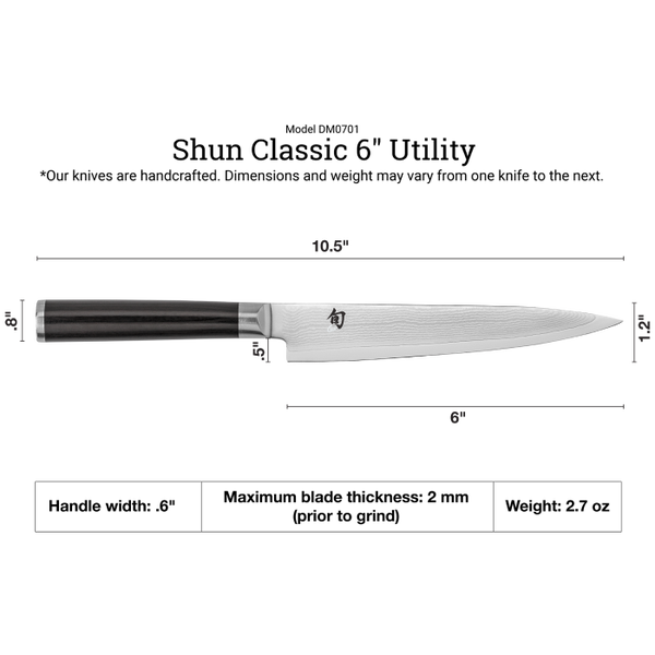 Shun Classic 6" Utility Knife