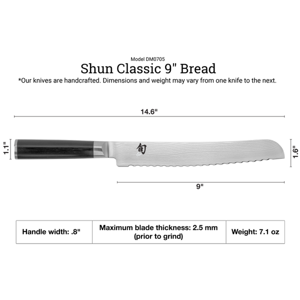 Shun Classic 9" Bread Knife