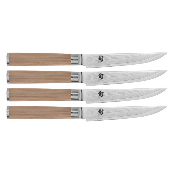 Shun Classic Blonde 4-Piece Steak Knife Set