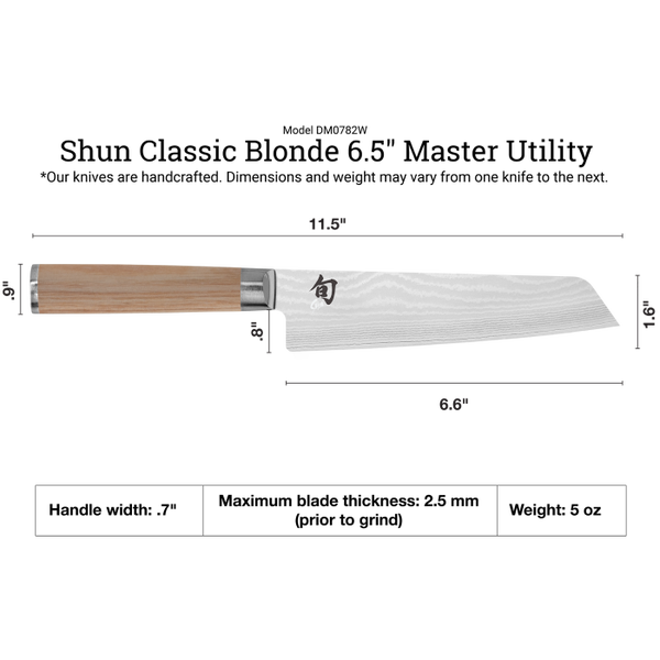 Shun Classic Blonde 6.5" Master Utility Knife