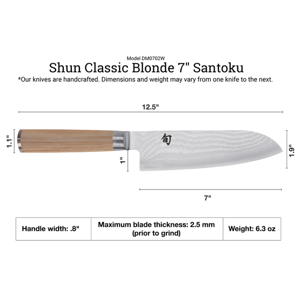 Shun Classic Blonde 7" Santoku