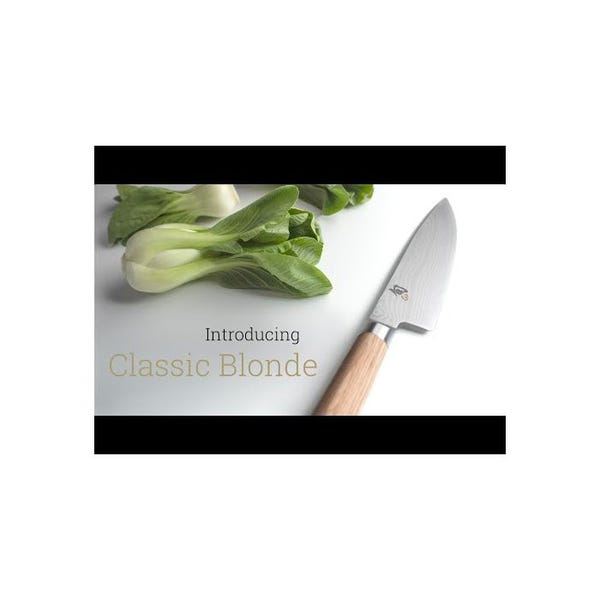 Shun Classic Blonde 8.5" Hollow Ground Santoku
