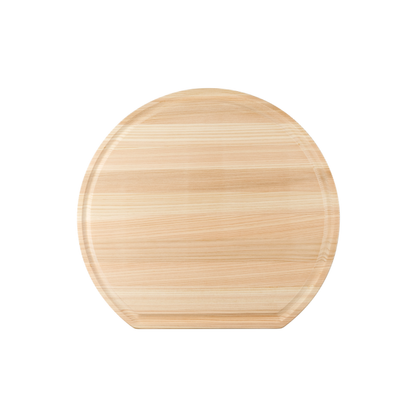 Shun D-Shaped Hinoki Board With Juice Groove
