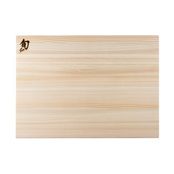 Shun Hinoki Cutting Board With Metal Tray
