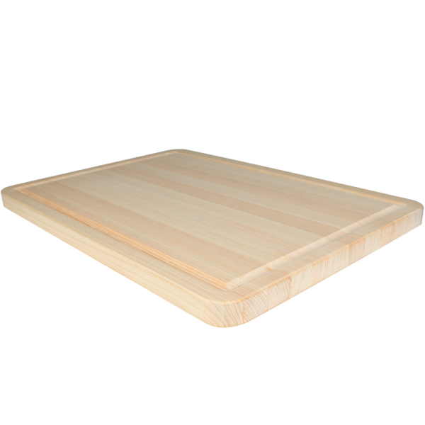 Shun Large Hinoki Cutting Board With Juice Groove