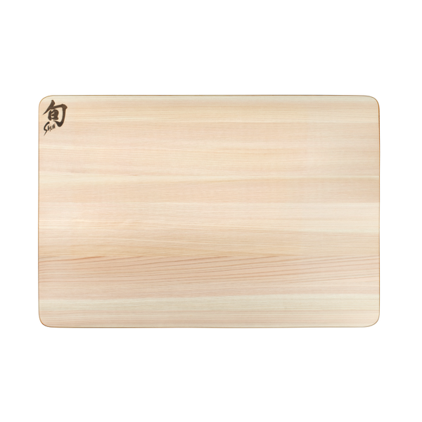 Shun Medium Hinoki Cutting Board W/Urushi Edge