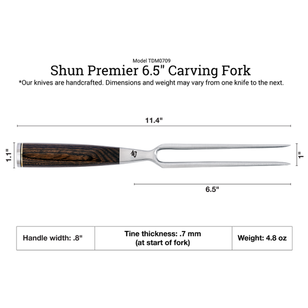 Shun Premier 6.5" Carving Fork