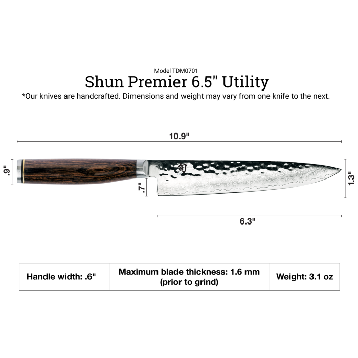 shun Premier 6.5" Utility Knife