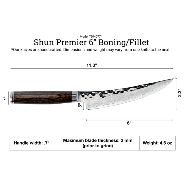 Shun Premier 6" Boning & Fillet Knife