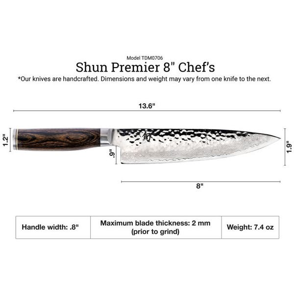 Shun Premier 8" Chef's Knife