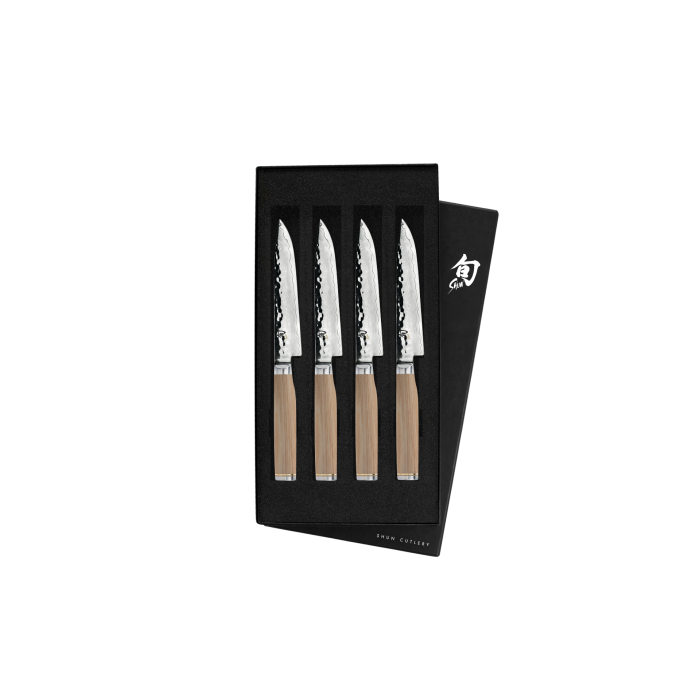 shun Premier Blonde 4-Piece Steak Set