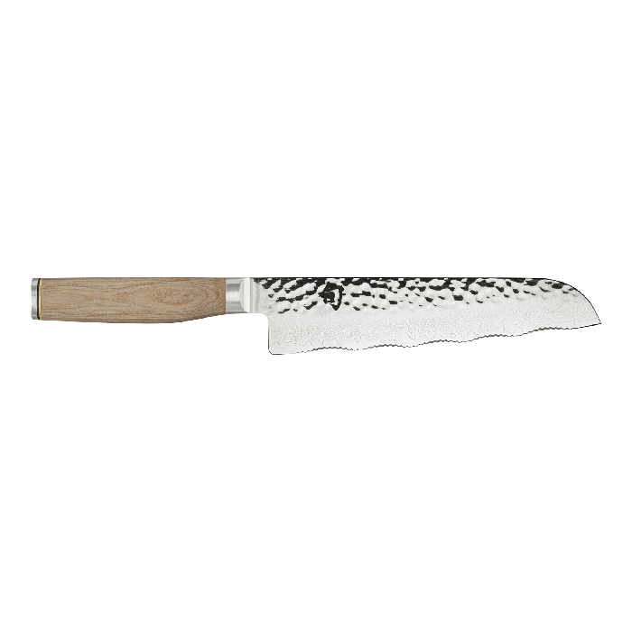 shun Premier Blonde 7" Master Serrated Utility