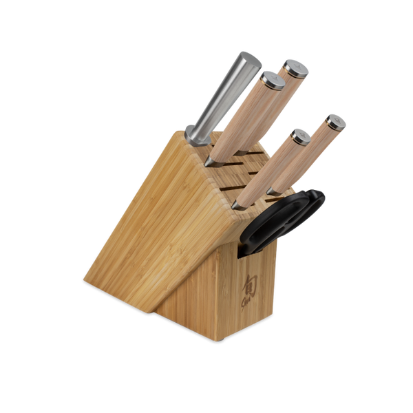 Shun Premier Blonde 7-Piece Essential Block Set