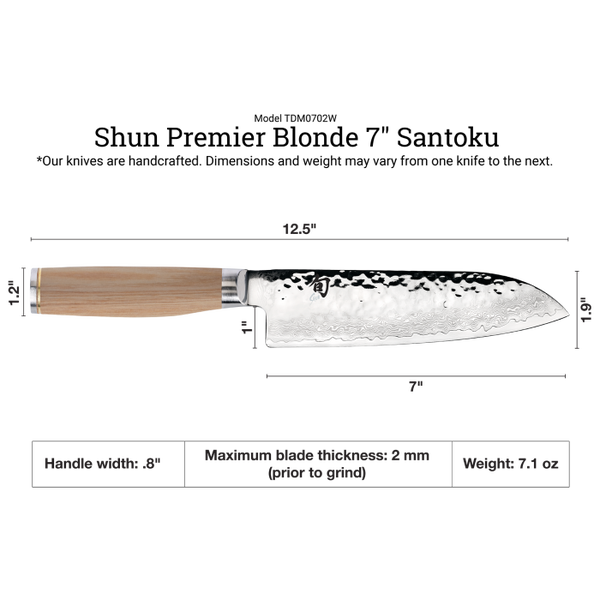 Shun Premier Blonde 7" Santoku