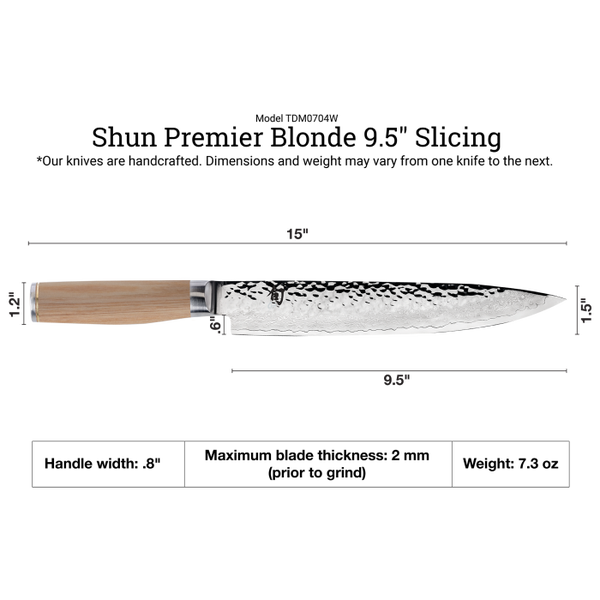 Shun Premier Blonde 9.5" Slicing Knife