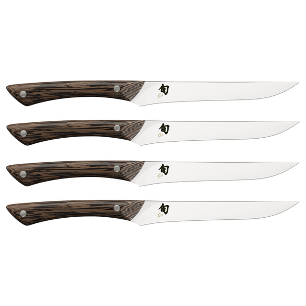 Shun Shima Natural 4-Piece Steak Set
