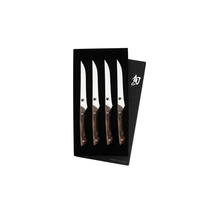 shun Shima Natural 4-Piece Steak Set