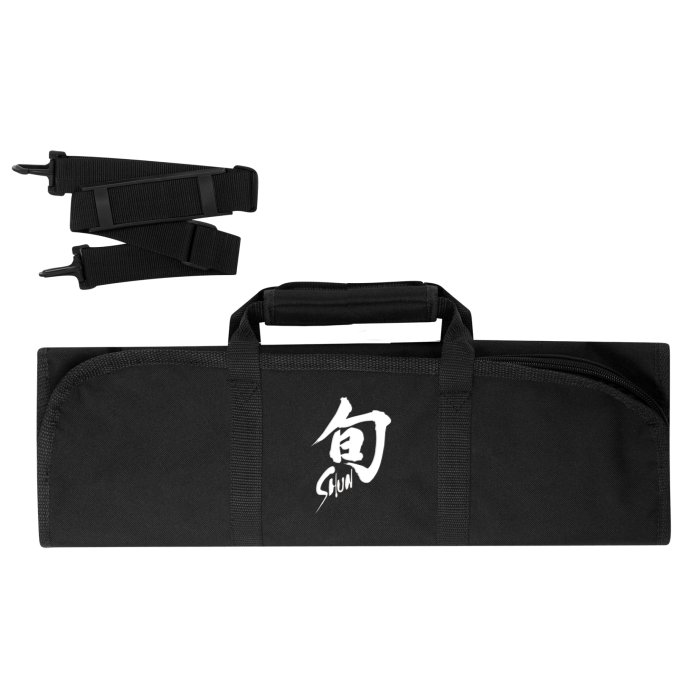 shun Shun 8–Slot Knife Roll (Black)