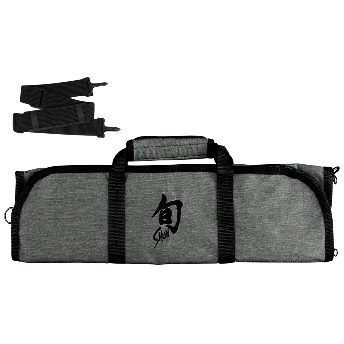 shun Shun 8–Slot Knife Roll (Grey)