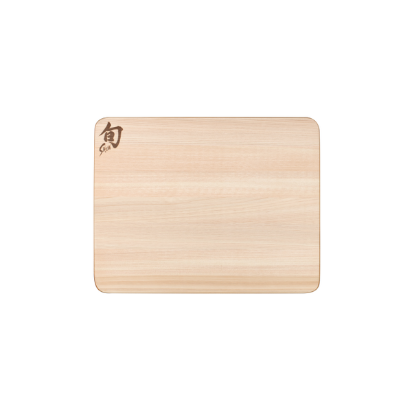 Shun Small Hinoki Cutting Board W/Urushi Edge