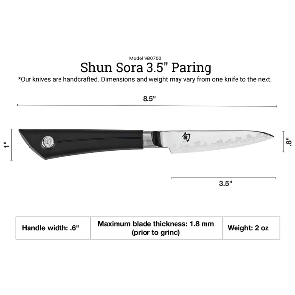 Shun Sora 3.5" Paring Knife