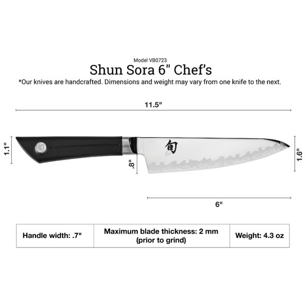 Shun Sora 6" Chef's Knife