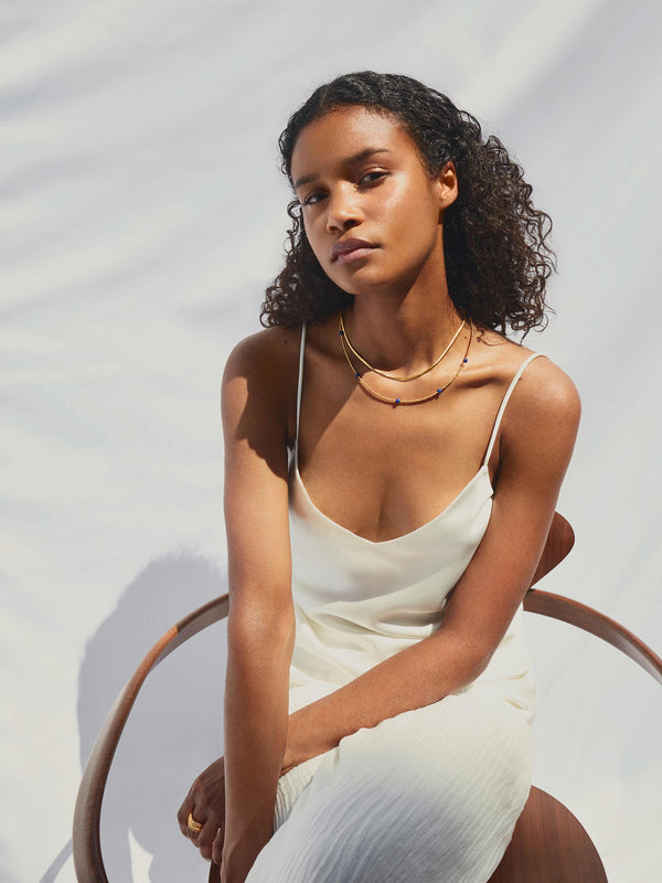 Shyla Cami Necklace Pearl