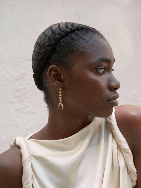 Shyla Chandelier Earrings Champagne