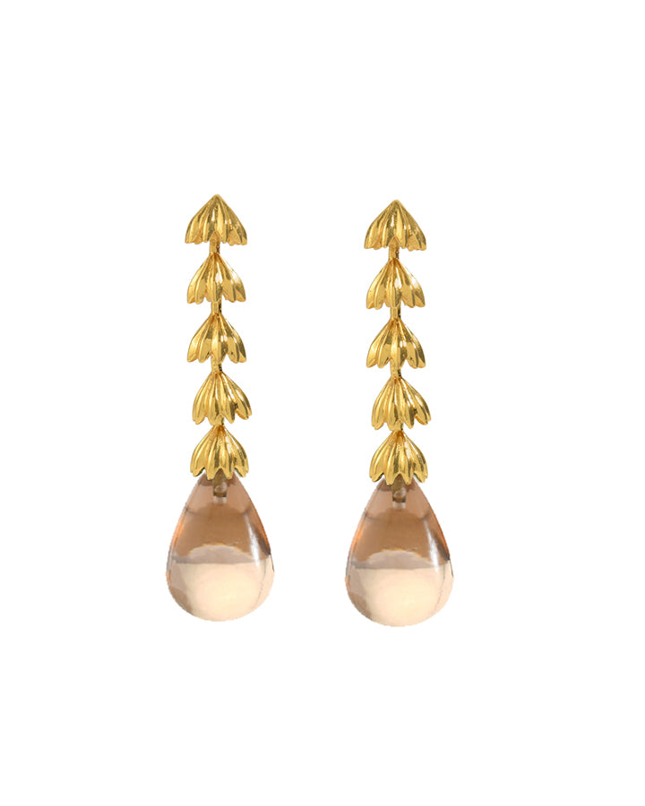 shyla Chandelier Earrings Champagne