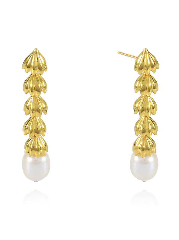 Shyla Chandelier Earrings Pearl