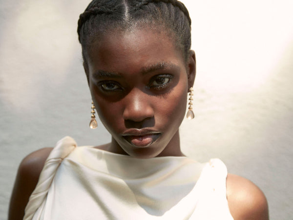 Shyla Chandelier Earrings Pearl