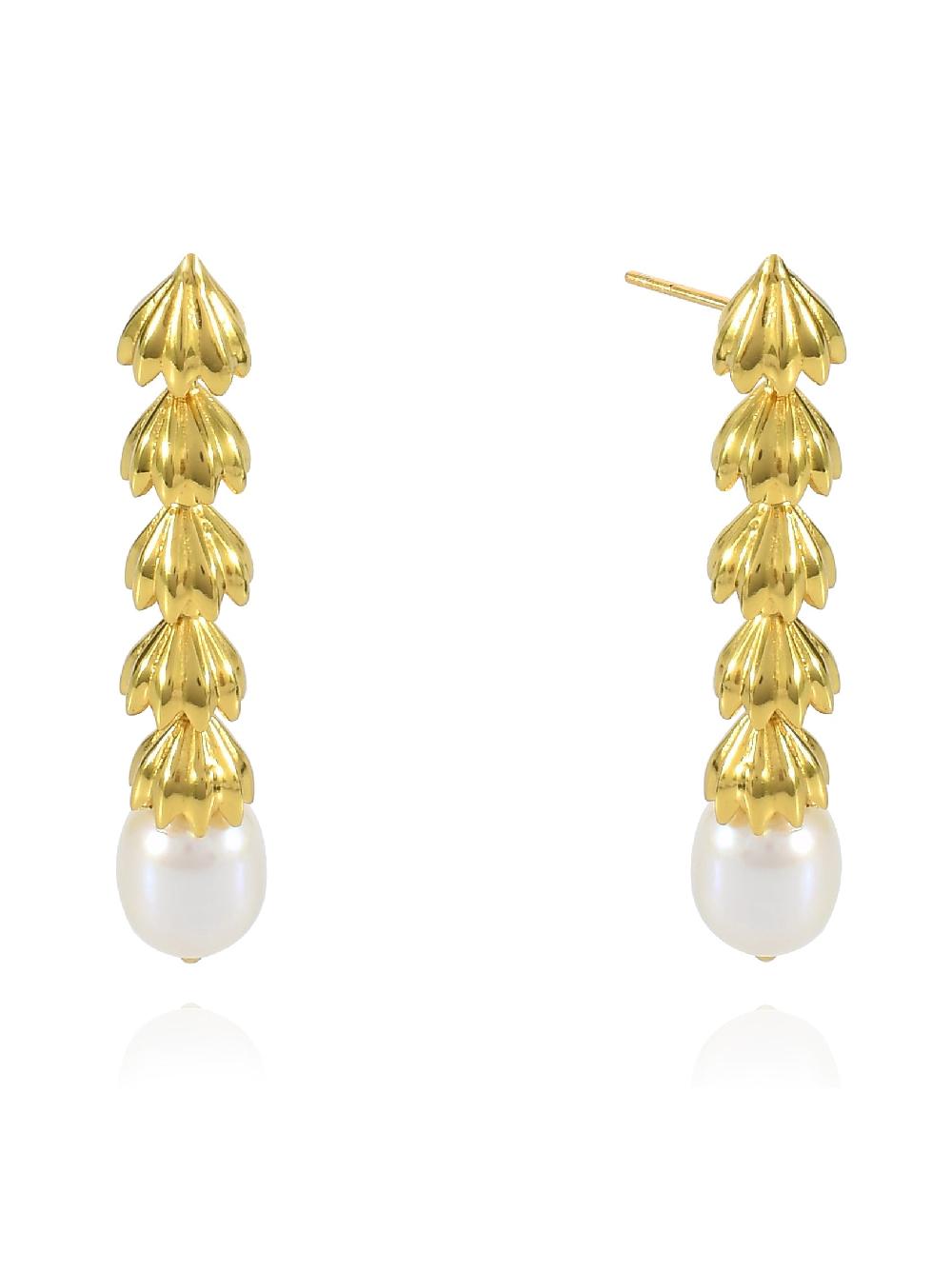 Shyla Chandelier Earrings Pearl