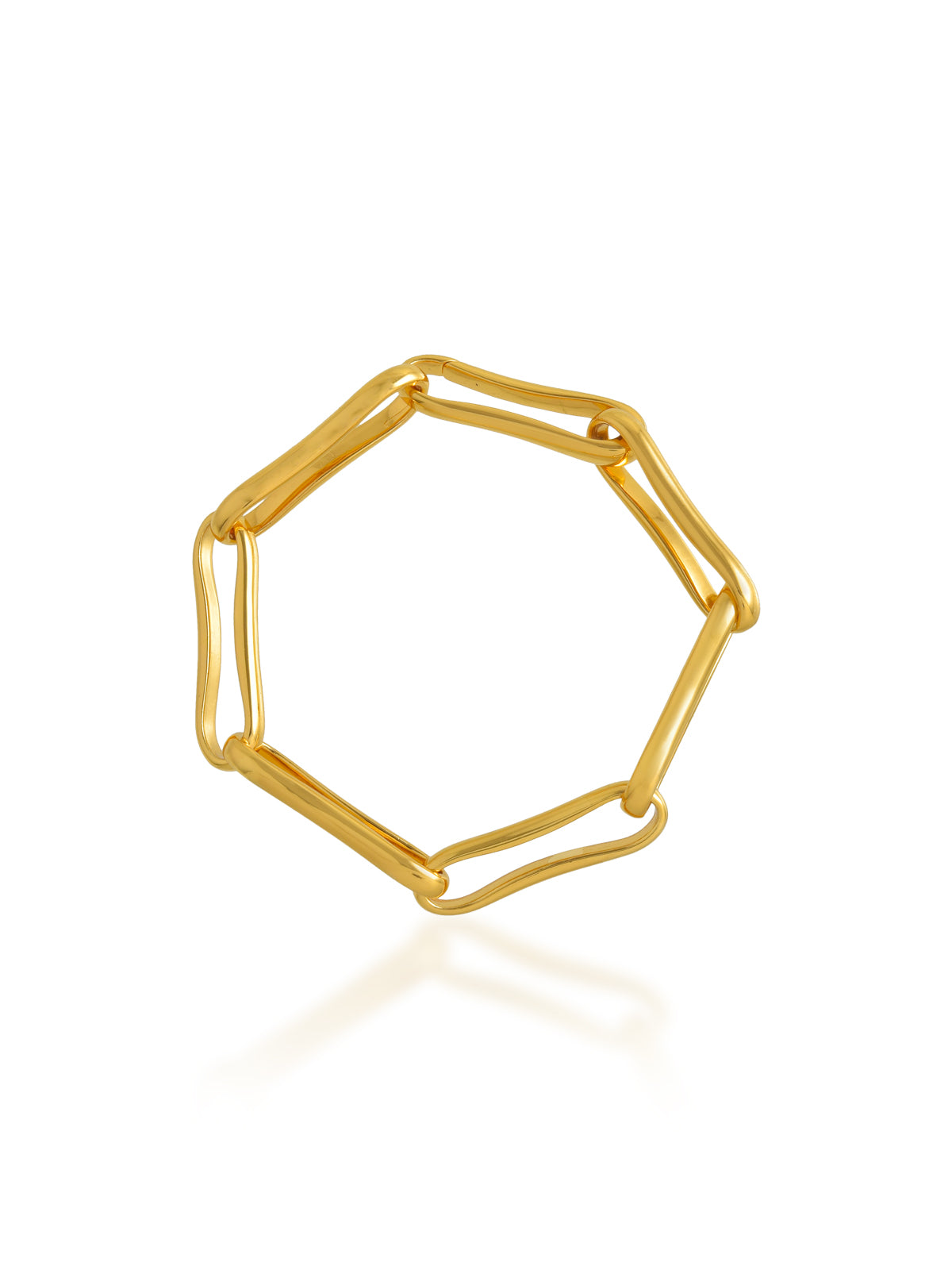 shyla Chunky Link Bracelet Gold