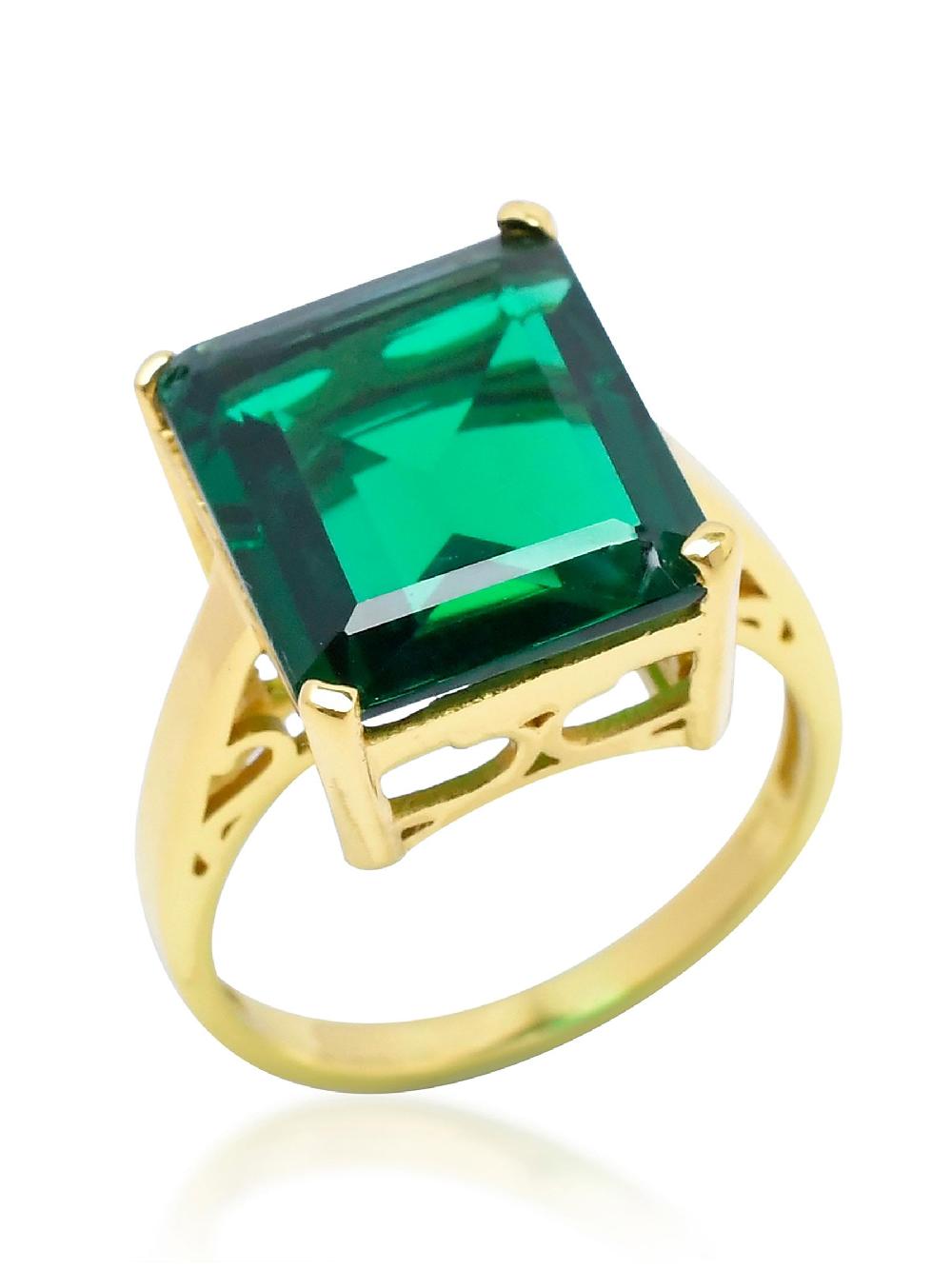 shyla Claudia Ring Emerald