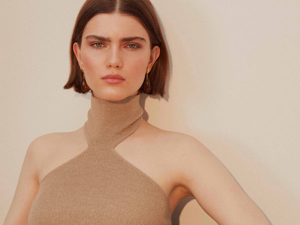 Shyla Corine Earrings Champagne