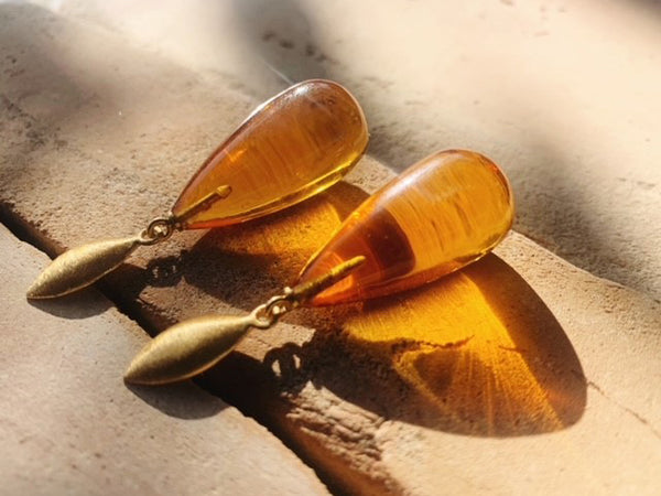Shyla Corine Earrings Citrine